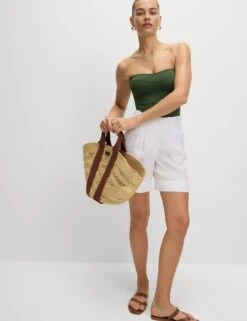 360 Tummy Control Padded Bandeau Swimsuit -M&S tummy control padded bandeau swimsuit 7