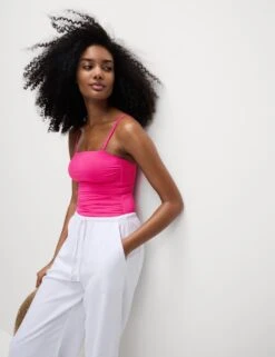 Tummy Control Padded Ruched Bandeau Swimsuit 41 Tummy Control Padded Ruched Bandeau Swimsuit -M&S tummy control padded ruched bandeau swimsuit 17