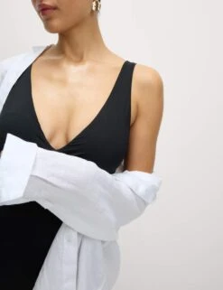 360 Tummy Control Plunge Swimsuit -M&S tummy control plunge swimsuit 3