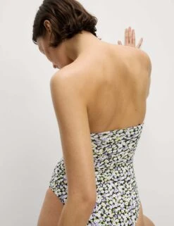 Tummy Control Printed Padded Bandeau Swimsuit 21 Tummy Control Printed Padded Bandeau Swimsuit -M&S tummy control printed padded bandeau swimsuit 7