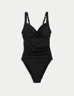 360 Tummy Control Ruched Plunge Swimsuit 18 360 Tummy Control Ruched Plunge Swimsuit -M&S tummy control ruched plunge swimsuit