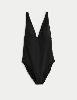 V-Neck Deep Plunge Swimsuit -M&S v neck deep plunge swimsuit 6
