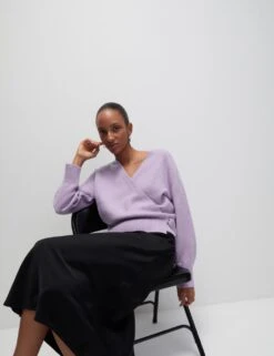 V-Neck Relaxed Cardigan -M&S v neck relaxed cardigan 8