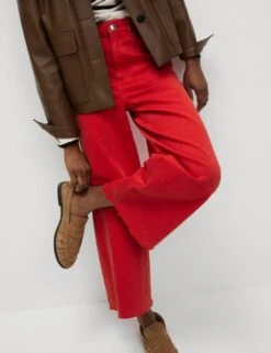 Wide Leg Cropped Jeans -M&S wide leg cropped jeans 15