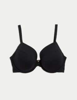 Wired Padded Plunge Bikini Top -M&S wired padded plunge bikini top 12