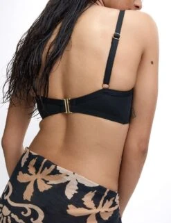 Wired Padded Plunge Bikini Top -M&S wired padded plunge bikini top 15