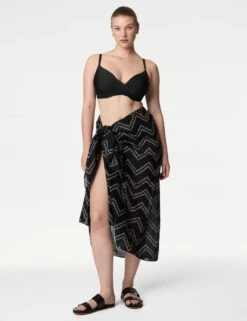 Wired Padded Plunge Bikini Top D-G -M&S wired padded plunge bikini top 2