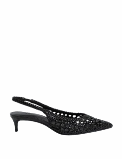 Woven Kitten Heel Slingback Shoes -M&S woven kitten heel slingback shoes 1