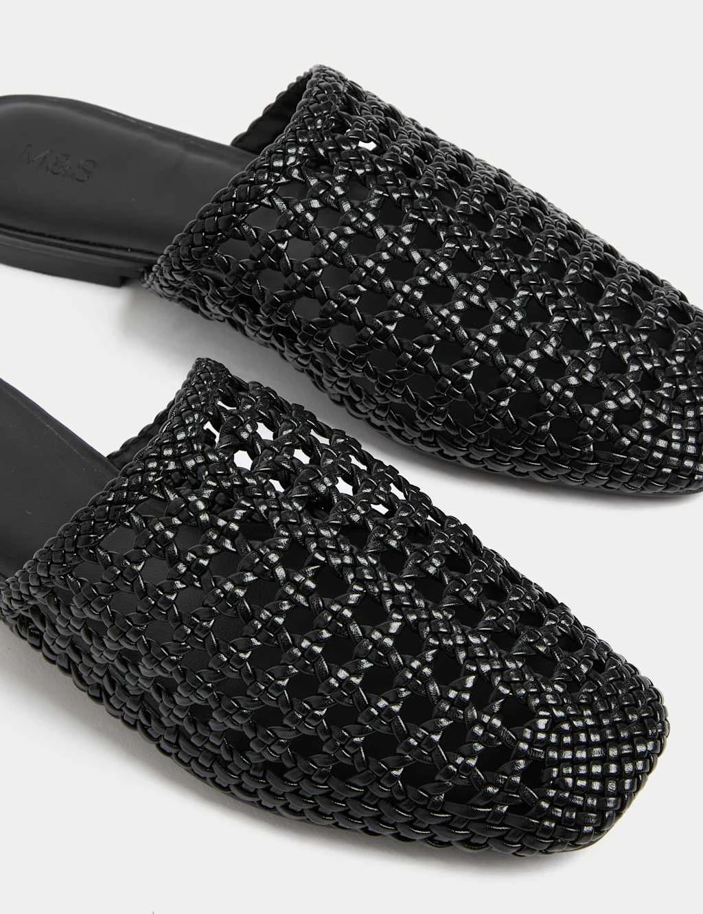 Woven Slip On Flat Mules 9 Woven Slip On Flat Mules - Image 7
