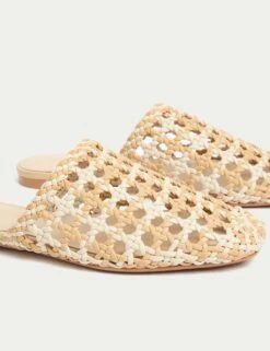 Woven Slip On Flat Mules 23 Woven Slip On Flat Mules -M&S woven slip on flat mules 8